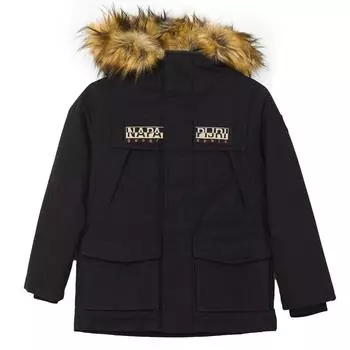 GA4EPN Куртка с капюшоном для мальчиков 8 AOS чёрный