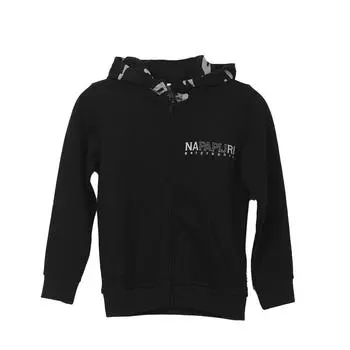 GA4EPV Толстовка с капюшоном на молнии для мальчиков 8 AOS чёрный