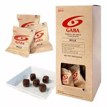 GABA Mental Balance шоколадное молоко большая емкость коробка 1000 г Ezaki Glico