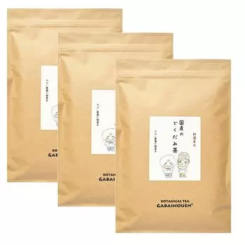 Gabai Farm Домашний чай Dokudami ручной работы 3 3 г x 40 пакетиков x 3 пакетика Чай Полезный чай Чайные пакетики (набор сумок) Без пестицидов Без кофеина Без добавок