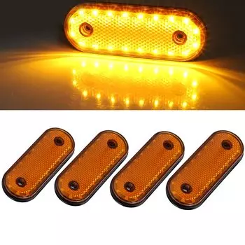 Габаритный фонарь, 24 В Светодиодный фонарь для грузовика, Высокая яркость, Водонепроницаемый, 20 светодиодов,
