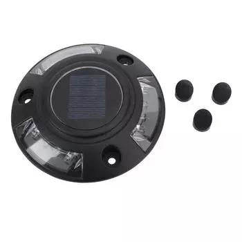 Габаритный фонарь на солнечной энергии, алюминиевый сплав, солнечная батарея, уличный водонепроницаемый светодиодный дорожный фонарь с шпильками, fo White Light