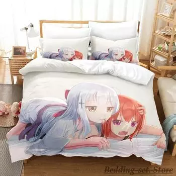 Gabriel Dropout Bedding Set Single Twin Full Queen King Size Bed Set Adult Kid Bedroom Duvetcover Sets Anime parure de lit 70x133cm 2pcs