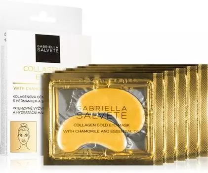 Gabriella Salvete Eye Mask Collagen Gold маска для глаз против отеков и темных кругов с коллагеном TU прозрачный