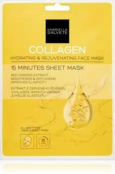 Gabriella Salvete Face Mask Collagen Masque Tissu Pour Une Peau Lumineuse Et Lisse TU прозрачный