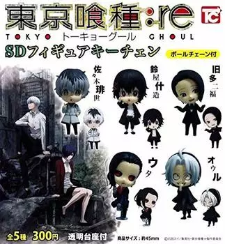 Gacha Токийский Гуль:re SD фигурка брелок все 5 типов