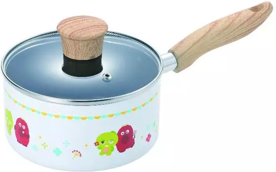 Gachapin Mukku IH compatible 16cm & saucepan, GM-105