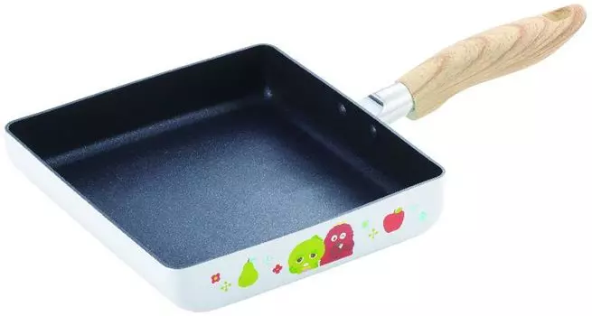 Gachapin Mukku IH compatible square frying pan & GM-103