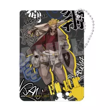 Gachiakuta Engine Кожаный чехол для пропуска из полиуретана