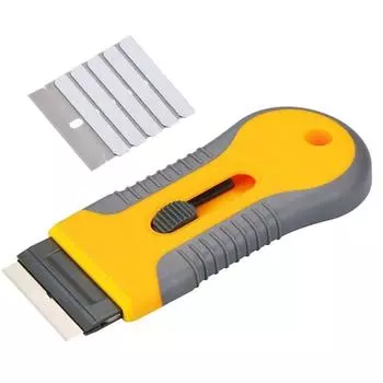 Gadget Cleaning Tools Window Tint Tools Spatula Scraper Car Sticker Remover Glue Removing Razor 5pcs blade