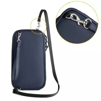 Гаджеты для путешествий Обложка для документов Папка-органайзер для семейного мужского паспорта Защитник для карточек Держатель Кошелек чёрный