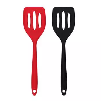 Гаджеты, токари с прорезями, кухонные инструменты, сковорода для яиц, рыбы, совок, лопаточка, силиконовые токари, лопата для жарки, кухонная утварь красный