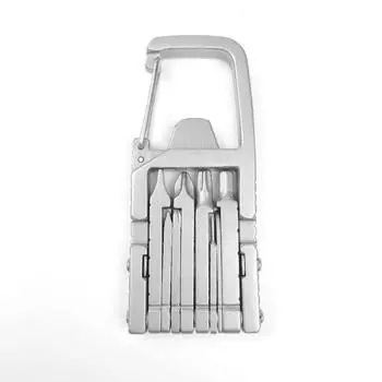 Гаечный ключ 10 в 1 Брелок Мультитул Открывалка для бутылок EDC Открывалка для бутылок Распаковка