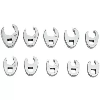 Гаечный ключ Crowfoot с дюймовым приводом, гаечный ключ с открытым зевом с дюймовым приводом