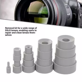 Гаечный ключ для объектива, инструмент для ремонта объектива камеры Dslr, кольца 8-83 мм, резиновые аксессуары для снятия объективов