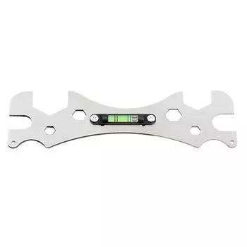 Гаечный ключ для ванной комнаты многофункциональный с уровнем из нержавеющей стали инструменты для ремонта сантехники