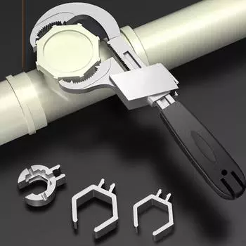 Гаечный ключ для ванной комнаты, многофункциональный инструмент, профессиональный алюминиевый сплав для раковины, длина туалета кухни