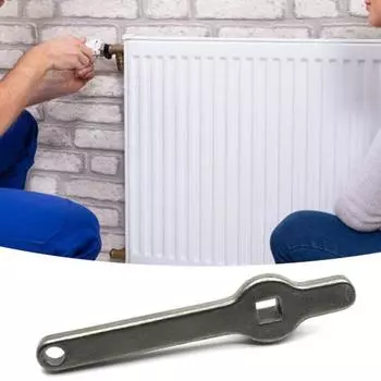 Гаечный ключ из нержавеющей стали с длинной ручкой, экономичное оборудование для мастерских, прочный ключ для выпуска воздуха, аксессуары для нагревателей для дома