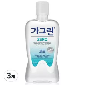 Gagreen Zero Mouthwash, 750ml, 3 units