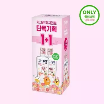 Gagreen Zero Peach Mint 550 мл 1+1 ограниченный выпуск (Сотрудничество с Kakao)