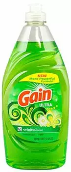 GAIN Моющее средство для мытья посуды Original 638 мл GAIN Моющее средство для кухни Моющее средство для кухни American Goods Made in USA 21,6 унции [Оригинал/638 мл] [Продукт]