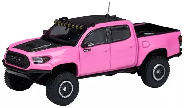 Gaincorp Products Diecasttalk специальный заказной продукт Toyota Tacoma TRD Prerunner PRO широкий кузов розовый готовый продукт 1/64 2.0