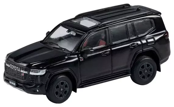 Gaincorp Products Toyota Land Cruiser LC300 Black Готовый продукт 1/64 GR-Sport чёрный
