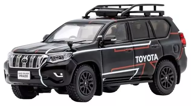 Gaincorp Products Toyota Land Cruiser Prado 150 Rally Version RHD Черный Готовый продукт 1/64