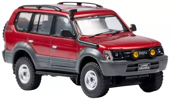 Gaincorp Products Toyota Land Cruiser Prado 90 Light Facelift Red Готовый продукт 1/64 -RHD
