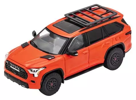 Gaincorp Products Toyota Sequoia TRD PRO Orange Finished Product 1/64 - (LHD) -