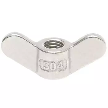 Гайка-барашек из нержавеющей стали 304, затягивается вручную, размеры M4-M12 M5