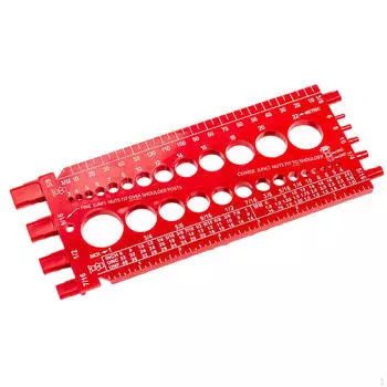 Гайка Болт Сверло Винты Измерительный инструмент Многоцелевые калибры Проверка Подарочный калибр для измерения шага резьбы