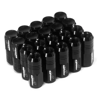 Гайка для колеса из кованого алюминия GAsupply, гоночная гайка, длинная гайка, совместимая с Toyota Honda Mazda Mitsubishi Daihatsu, набор из 20 M12xP1.5