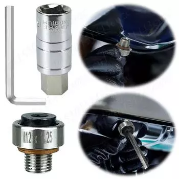 Гайка для слива масла из нержавеющей стали, болт, гайка, пробка для слива масла из магнита, болт для слива масла M12x1,25 M12x1,5 M12x1,75, винт, гайка, детали болта