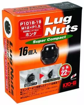 Гайка с зажимом Super Compact 16 Тип M12 x KYO-EI [Kyoei Sangyo] [Количество: штук] [Пакет 19HEX] P1.5 P101B-19-16P