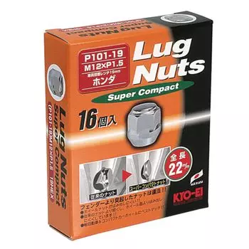 Гайка с зажимом Super Compact 16 Тип M12 x KYO-EI [Kyoei Sangyo] [Количество: штук] [Пакет 19HEX] P1.5 P101-19-16P