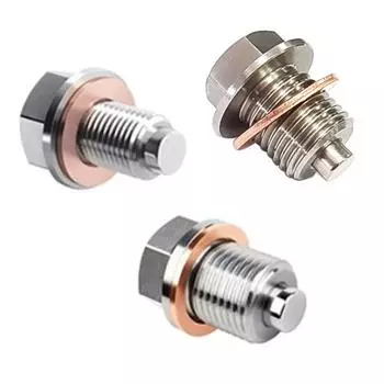 Гайка сливного отверстия с прокладкой шайбы Уплотнение пробки для слива масла Автомобильный аксессуар