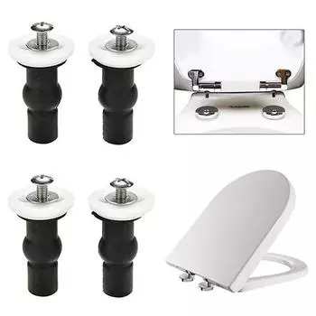 Гайки Запасные части с винтами Комплекты для ремонта унитазов Сиденья для унитазов Болты Крепежные элементы Расширительные винты 2pack