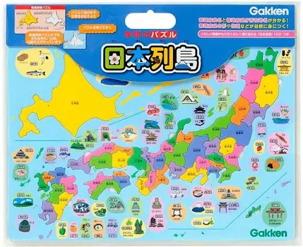 Gakken Gakken Puzzle Японский архипелаг 4 года и T83515 (Целевой возраст старше)
