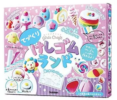 Gakken Girls Craft Handmade Poppy Rubber Land 6 years old and A750718 (Target Age above) розовый