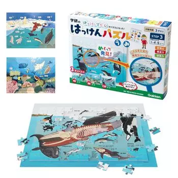 Gakken Hakken Puzzle Jigsaw 3 Umi years old and 83538 STEP3 Puzzle, pieces, (3 over)