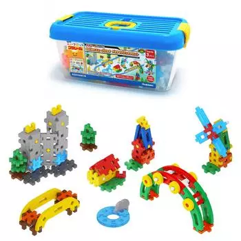 Gakken играет с набором Gakken New Block Diorama Deluxe Set для детей 3 лет и набором 83737 Let s Plarail! (Целевой возраст старше)