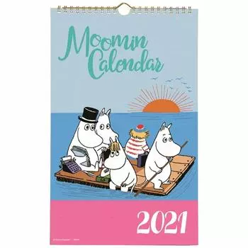 Gakken Stafle 2021 Настенный календарь Муми-тролли Оригинал M11085, Иллюстрации,