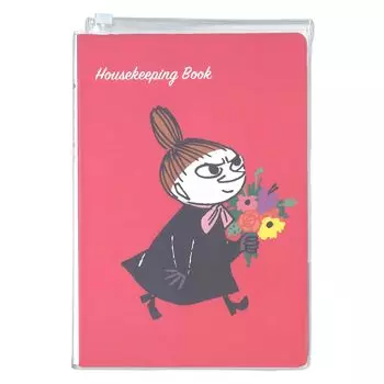 Gakken Stafle Муми-тролли Книга учета домашних финансов A5 Красный цветок D14018