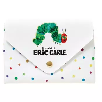 Gakken Stafle Very Hungry Tissue x 11 Dot F17009 The Caterpillar Pouch, Pouch, Mini, 14.5 cm, Pattern,