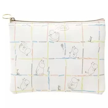 Gakken Staful Moomin Карандаш Карандаш H18034 Чехол, Средний, Мешочек, Рамка,