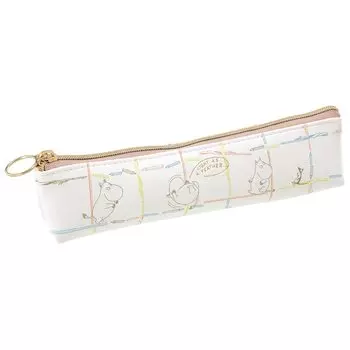 Gakken Staful Moomin Pencil Pen Pencil H14057 Case, Small, Pouch, Frame,