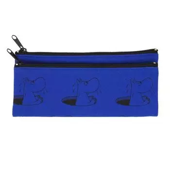 Gakken Staful Пенал Муми-тролль Двойной H13037, Маленький, Синий, синий