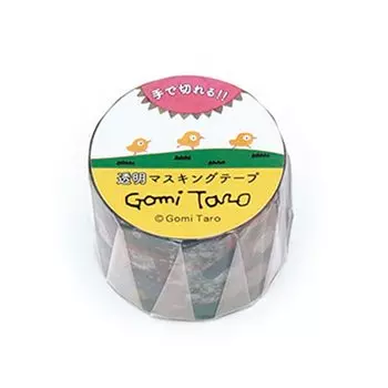 Маскирующая лента Gakken Stayful Gomi Taro Hiyoko Hanigemasu, прозрачная ширина 30 мм, Chick House M05057