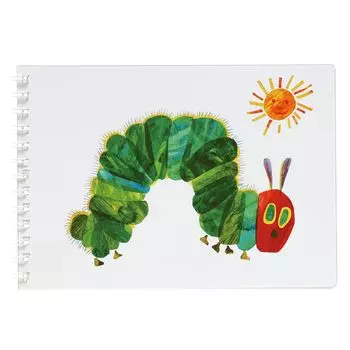 Gakken The Very Hungry Caterpillar Note Ring Note B6 Horizontal Dot Caterpillar BD05017 StaFul